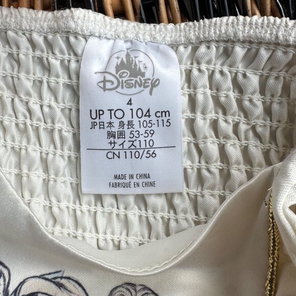 DISNEY Tinker Bell, Ariel, Belle Tutu Leotard 4 4T Animators Collection Dress Up - Picture 10 of 12